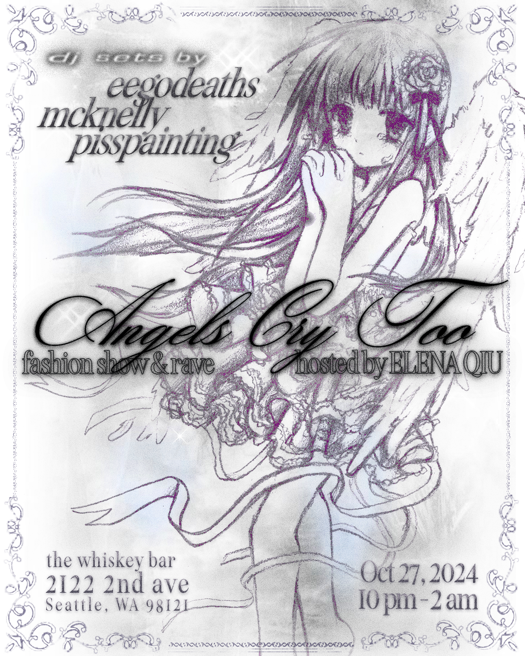 angels cry too flyer